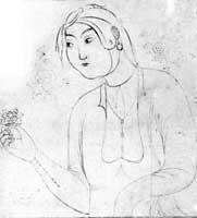 A sketch for a miniature. 1425-50 