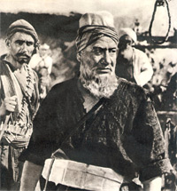 Scene from the  “Storm over Asia”. with Sh. Burkhanov as Yalantush. 1965