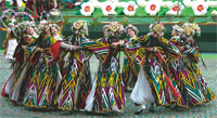Springtime Dance (photo by Sergei Naidyonov) performed by the  Baisun folklore and ethnic perfoming company