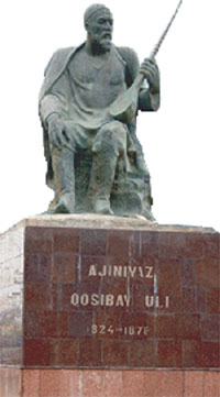The monument to Ajiniyaz Kasybai Uly