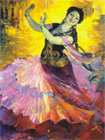 The Kazakh Waltz. The Portrait of Shary Zhienbaeva.