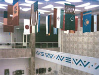 Part of the exposition of the III  Tashkent International Biennale, 2005